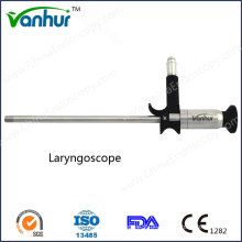 Endoscópio de garganta EN T Φ Laringoscópio de 8 × 174 mm
